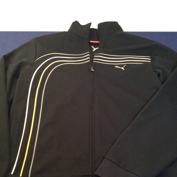Men’s Puma zip up track jacket size large - Picture 7 of 8